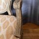 Small sofa basket Louis XVI in lacquered wood
