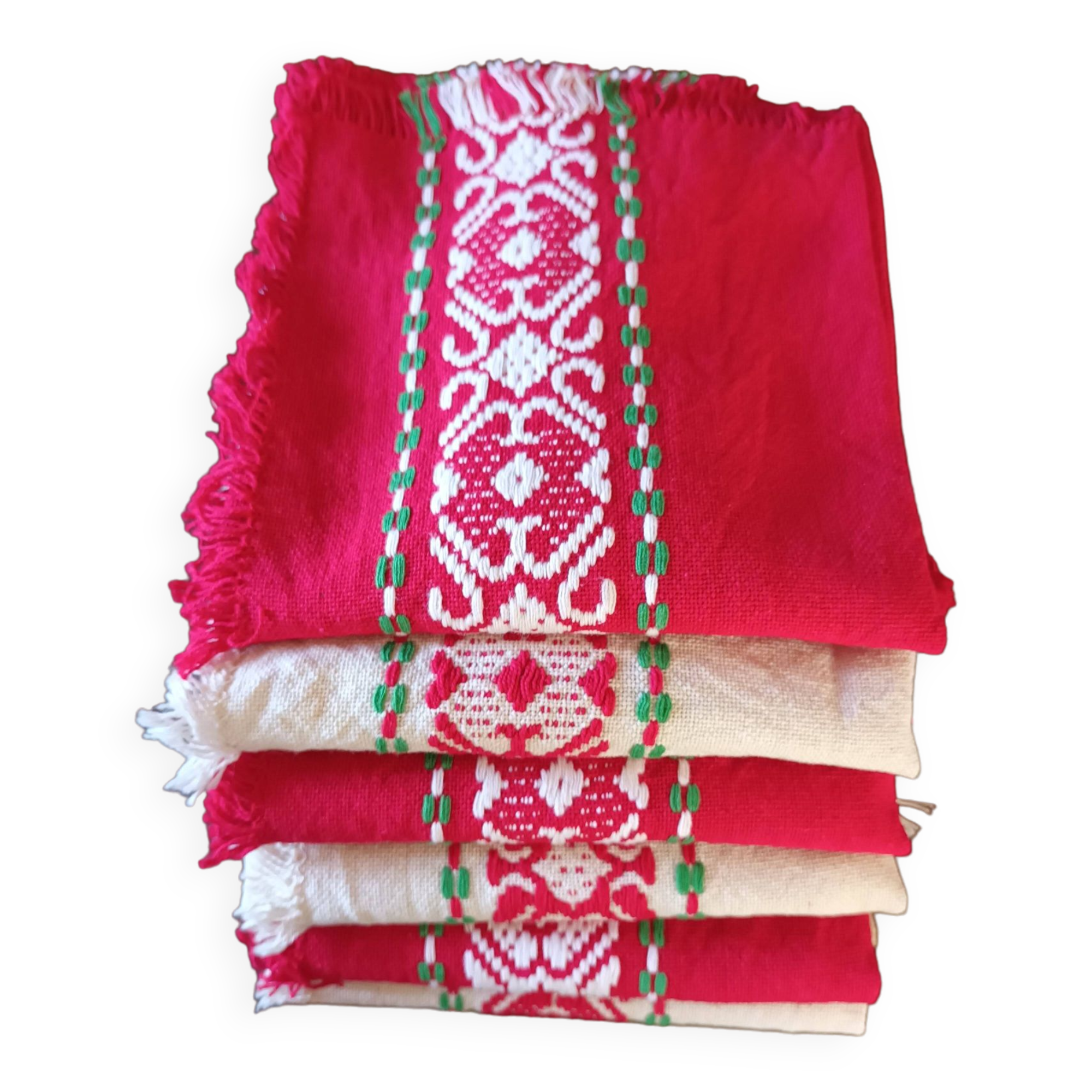 6 Basque napkins