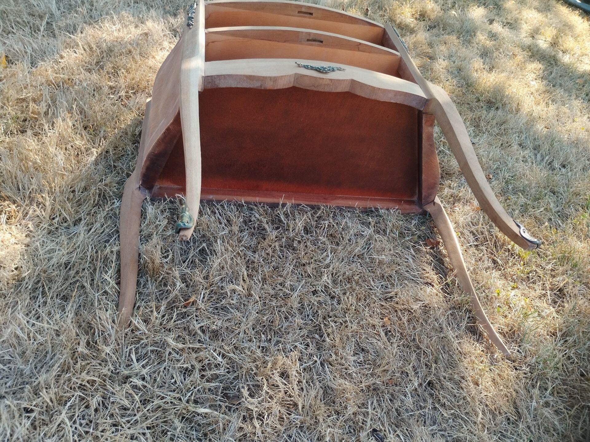 Commode ancienne marqueterie style louis xvi plateau marbre