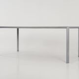 Bureau en aluminium, design scandinave, années 1980, fabrication : Montana Furniture