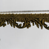 Marble and brass coffee table France 1940