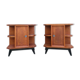 Pair of art deco bedside tables