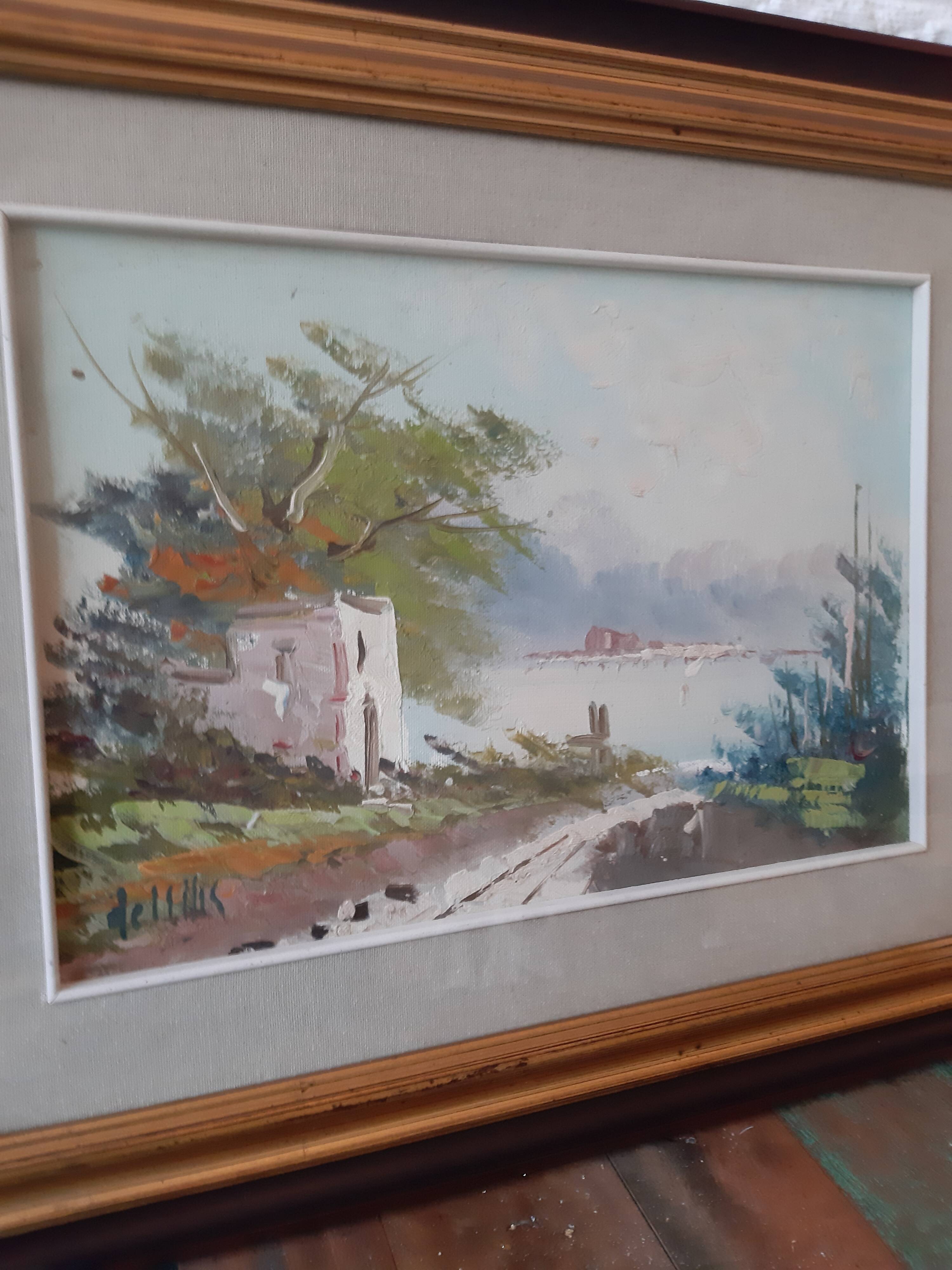 View of Venice, signed G. de Lillis mid-20th century