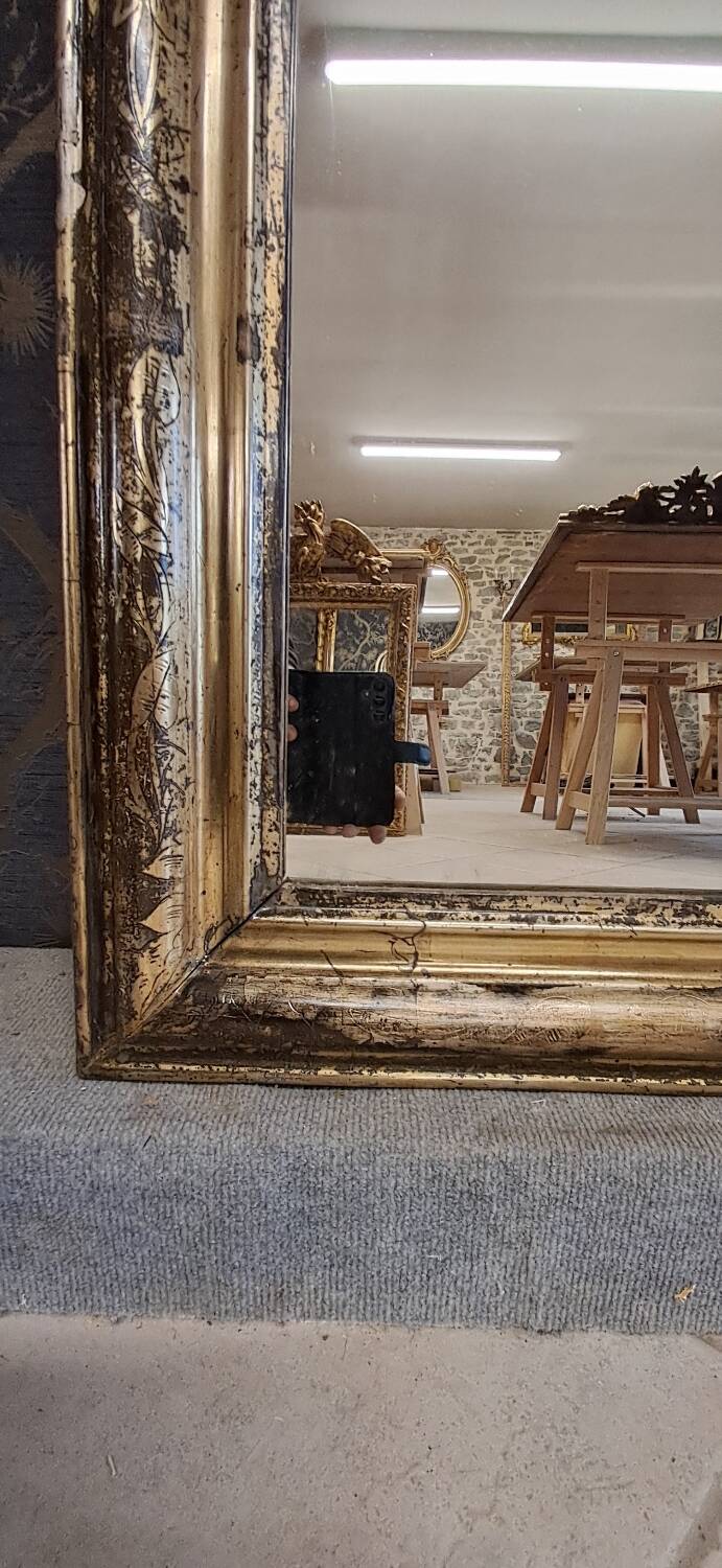 Miroir époque Louis Philippe 149 x 87