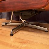 Armchair with footstool, By Ring Mebelfabrikk, Norway, 1960s