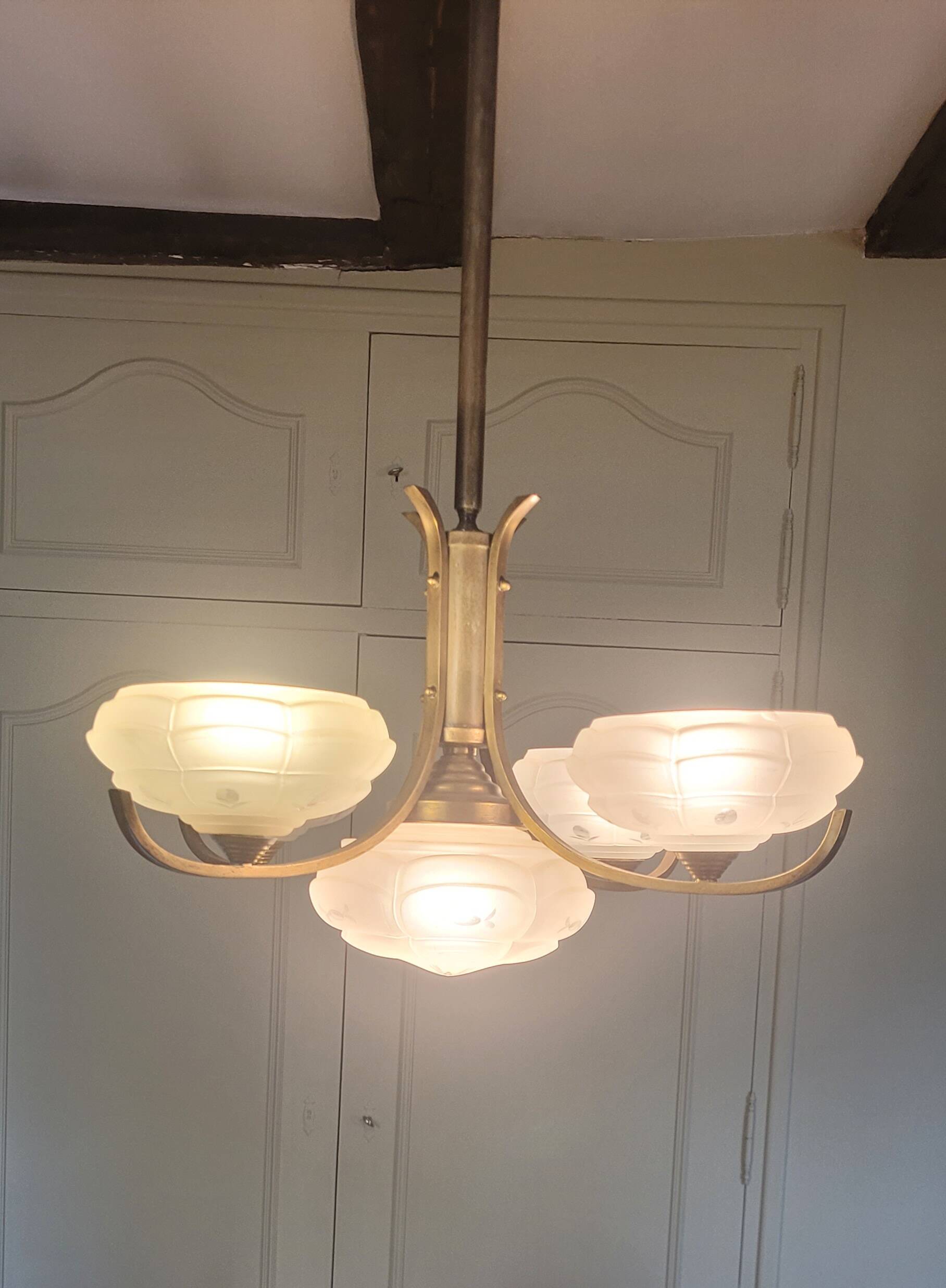 Vintage chandelier from the 70s