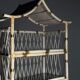 Bamboo cabinet Asian style 1980