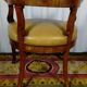 Restaurant desk - Louis Philippe walnut and leather 19th