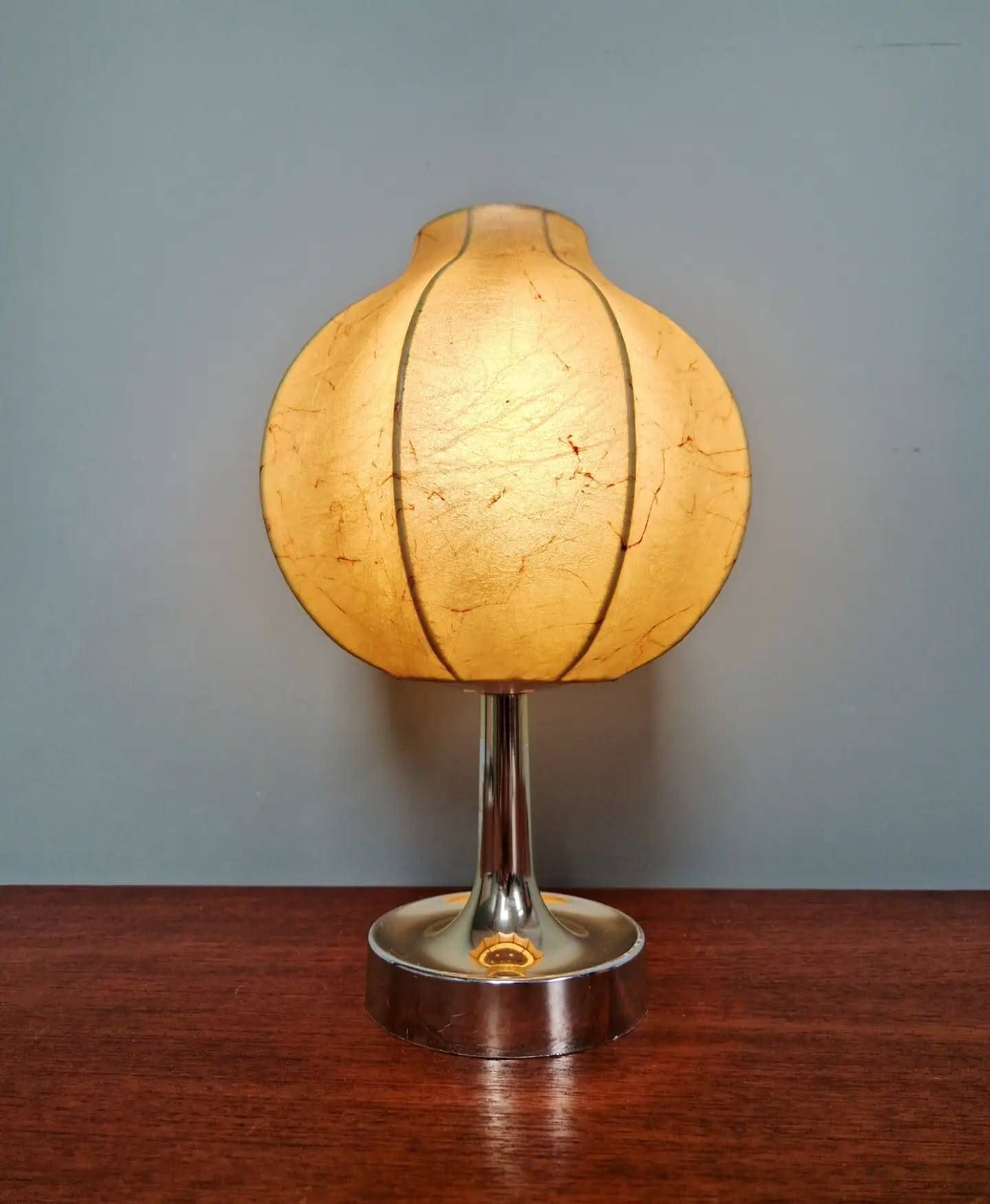 Lampe de table Cocoon, Goldkant Leuchten, 1960
