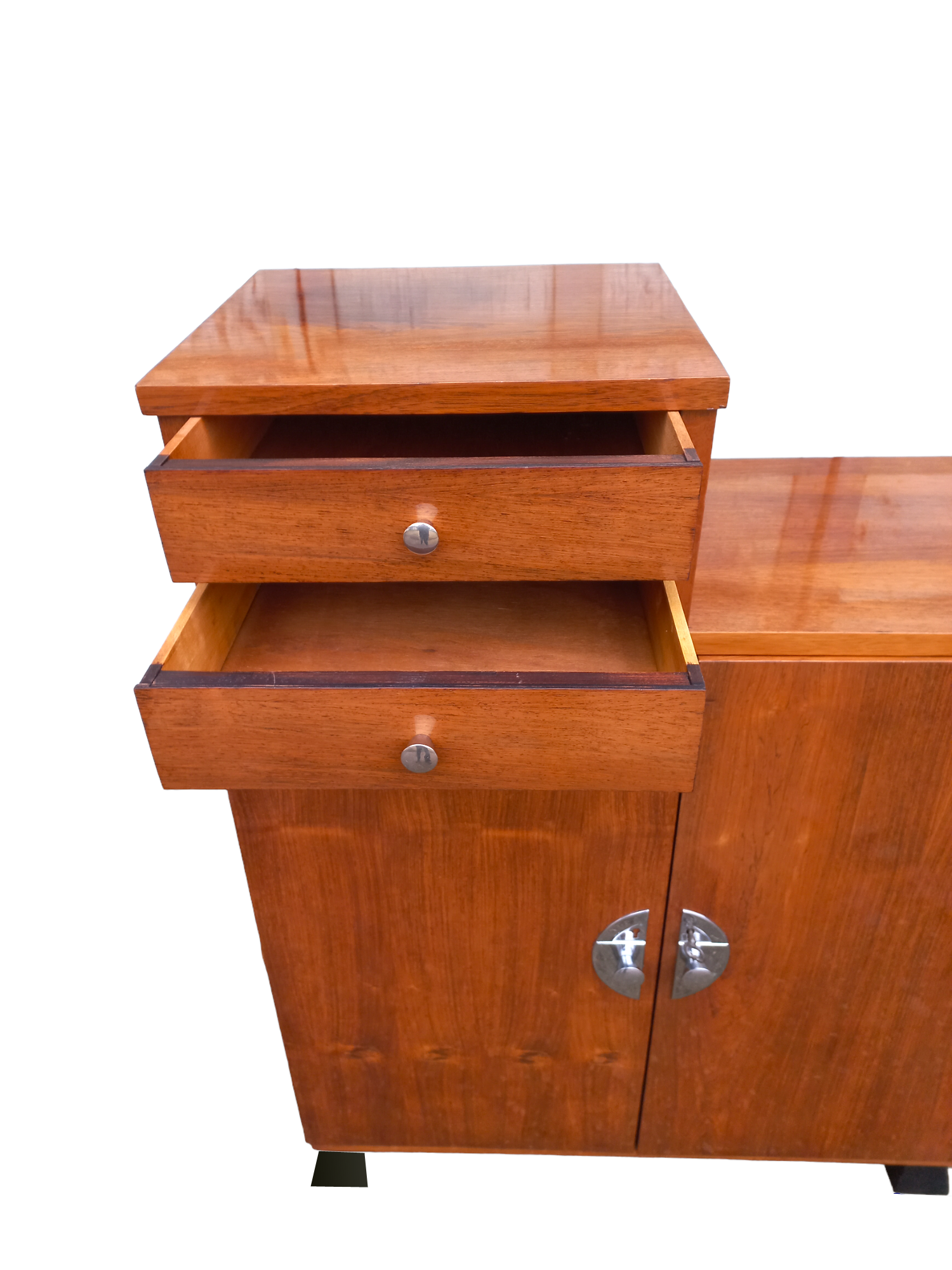 Art Deco rosewood bar cabinet