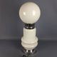 Murano glass table lamp by Nason, Birillo metal, Space Age design 1970.