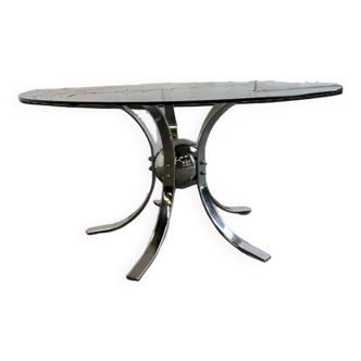 Table basse vintage de l'ère spatiale spoutnik