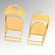 Paire de chaises pliantes  OTK 26 et 27, 1960-1970