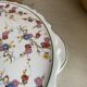 Vintage pie dish in earthenware with handles – Japanese floral pattern