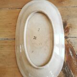 Ravier in earthenware floral pattern