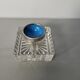 Old glass inkwell