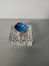 Old glass inkwell