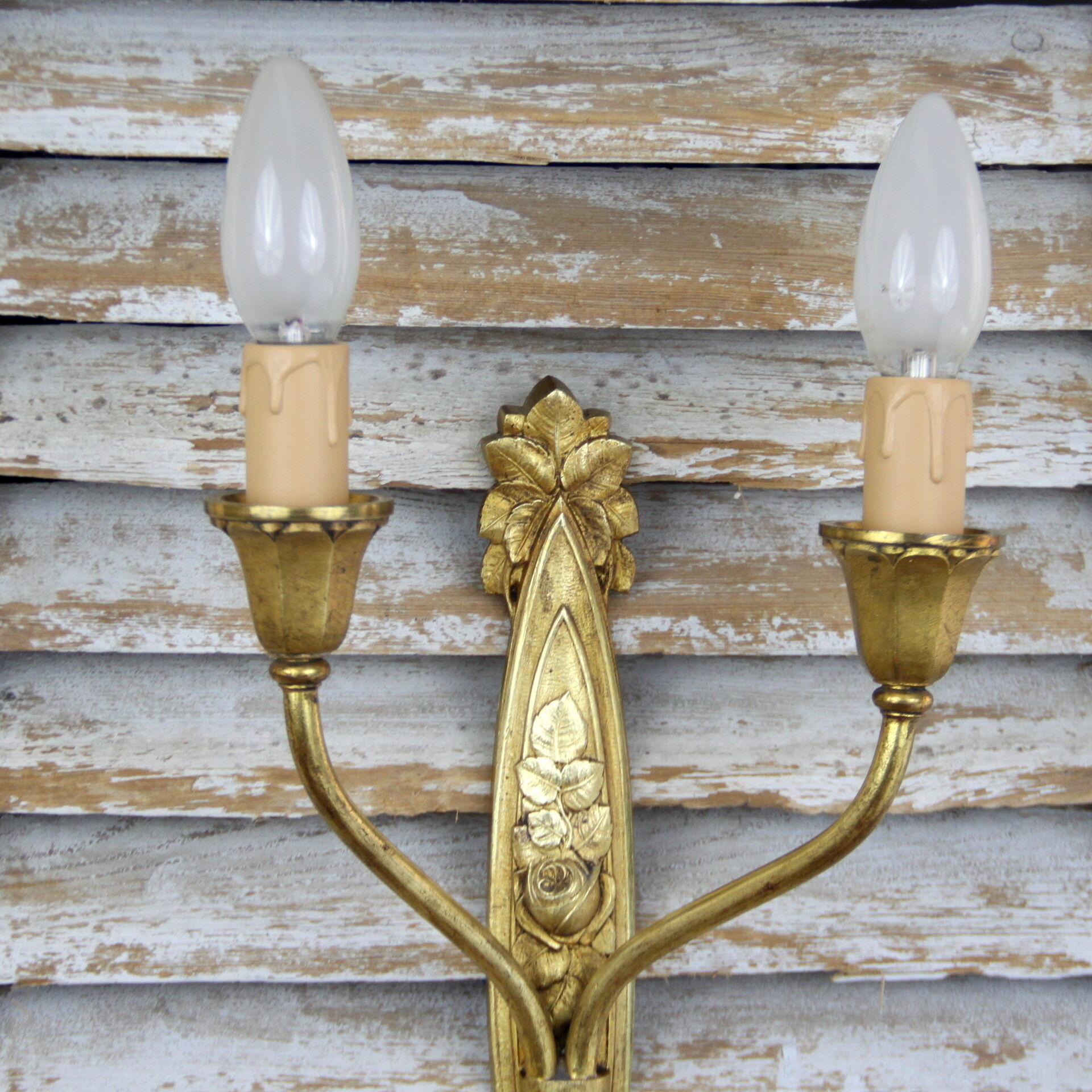 Pair of  art deco wall lamps