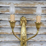 Pair of  art deco wall lamps