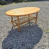 Rattan coffee table