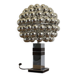 Large Sputnik lamp. 1970. Space age.