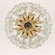 Large Austrian Palazzo Ice Glass Chandelier by J.T. Kalmar