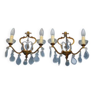 Appliques murales 2 feux - 1940