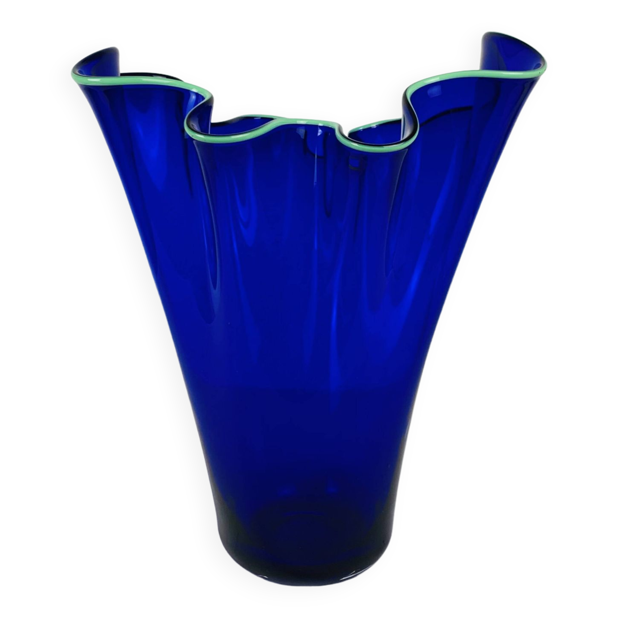 Murano glass handkerchief vase 32 cm
