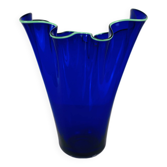 Vase mouchoir verre de Murano 32 cm