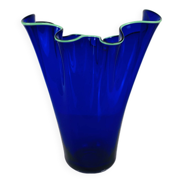 Murano glass handkerchief vase 32 cm
