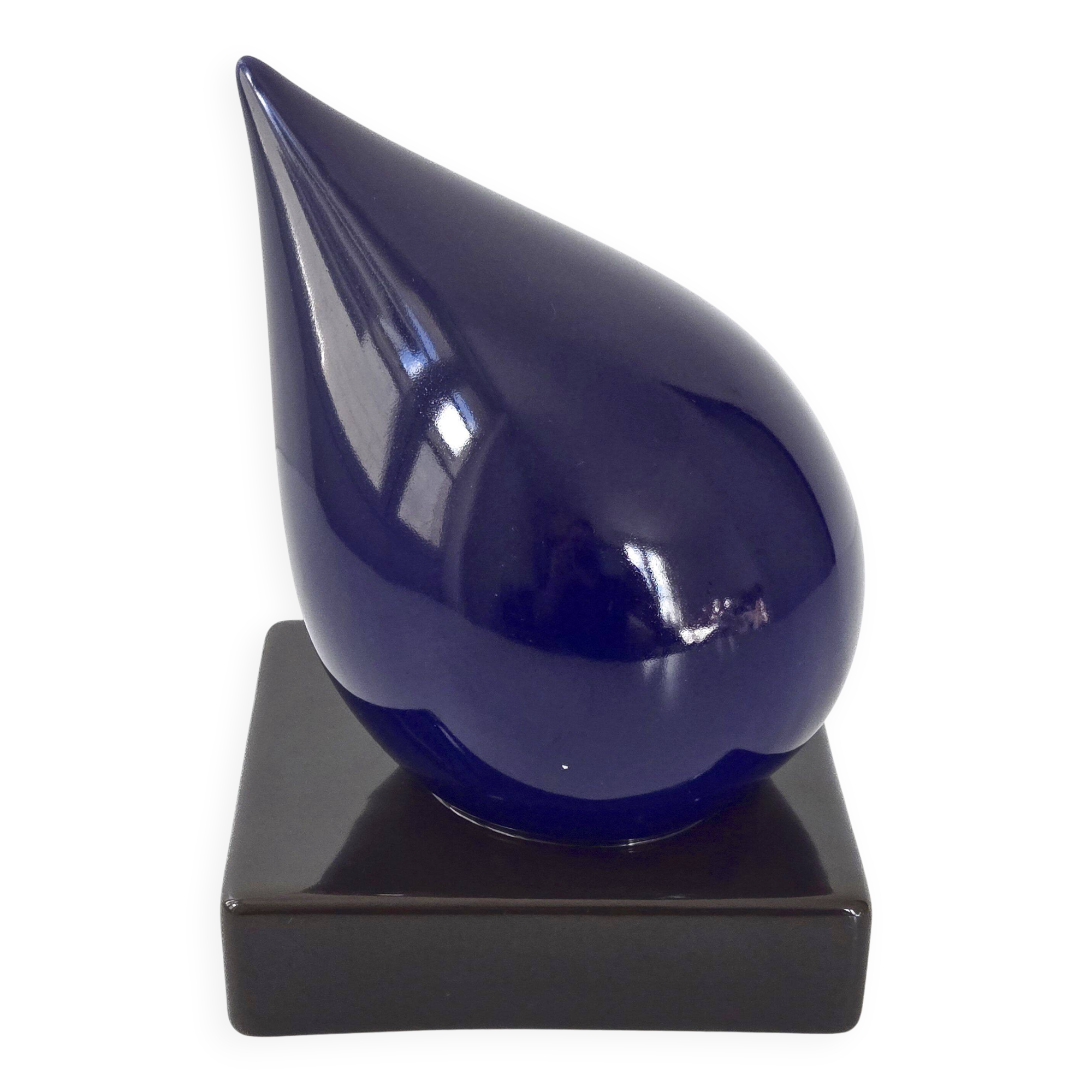 Vintage 1960s water drop ceramic sculpture