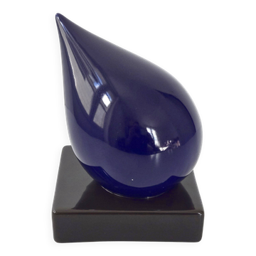 Sculpture en céramique formant une goutte d'eau, 1960