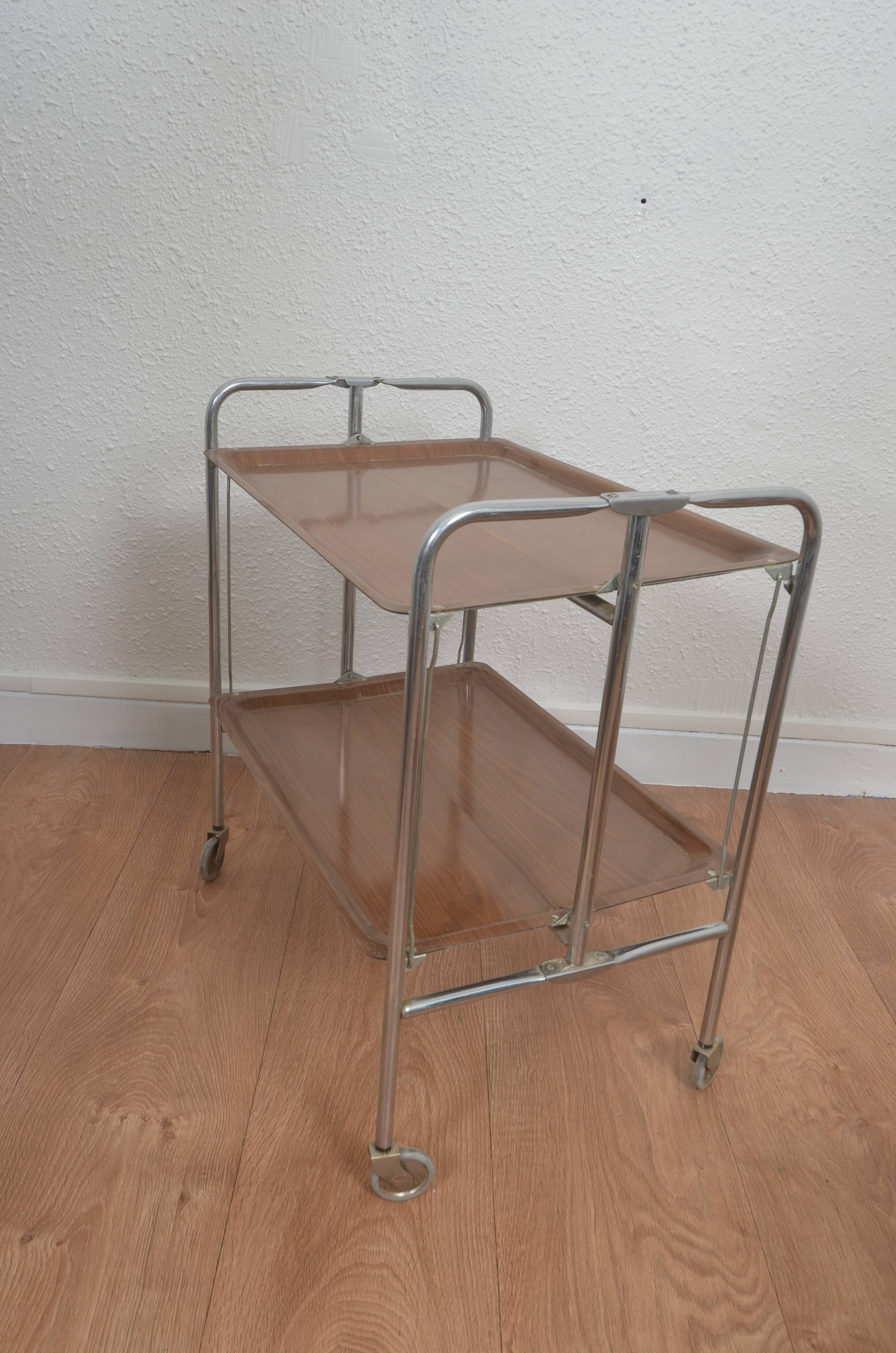 Vintage folding trolley
