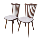 Paire de chaises baumann menuet vintage