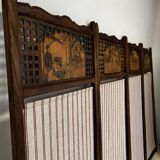 Screen with Basque scenes