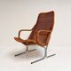 Model 514 rattan armchair by Dirk van Sliedregt, 1970’s