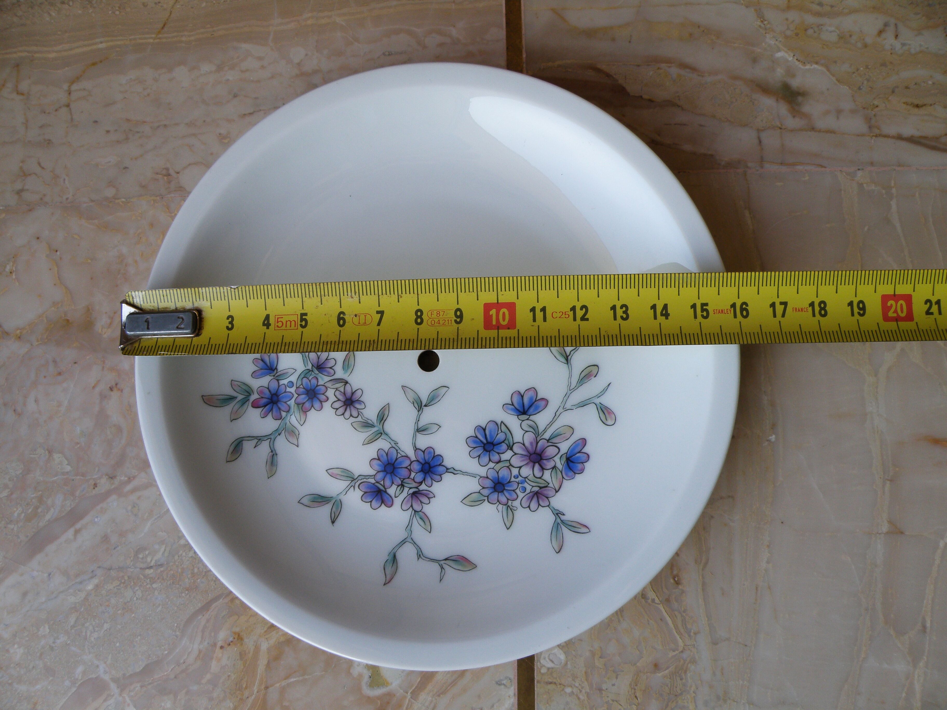 Display servant for cakes, aperitif, fruit, porcelain