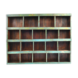 Wooden workshop furniture with 19 bins