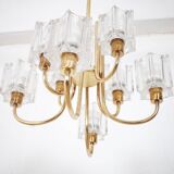 Lustre en Verre Cristal de Peill & Putzler, 1970s