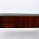Suspended teak buffet from the 1970s.