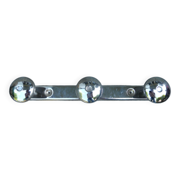 Metal coat rack 3 hooks 70s