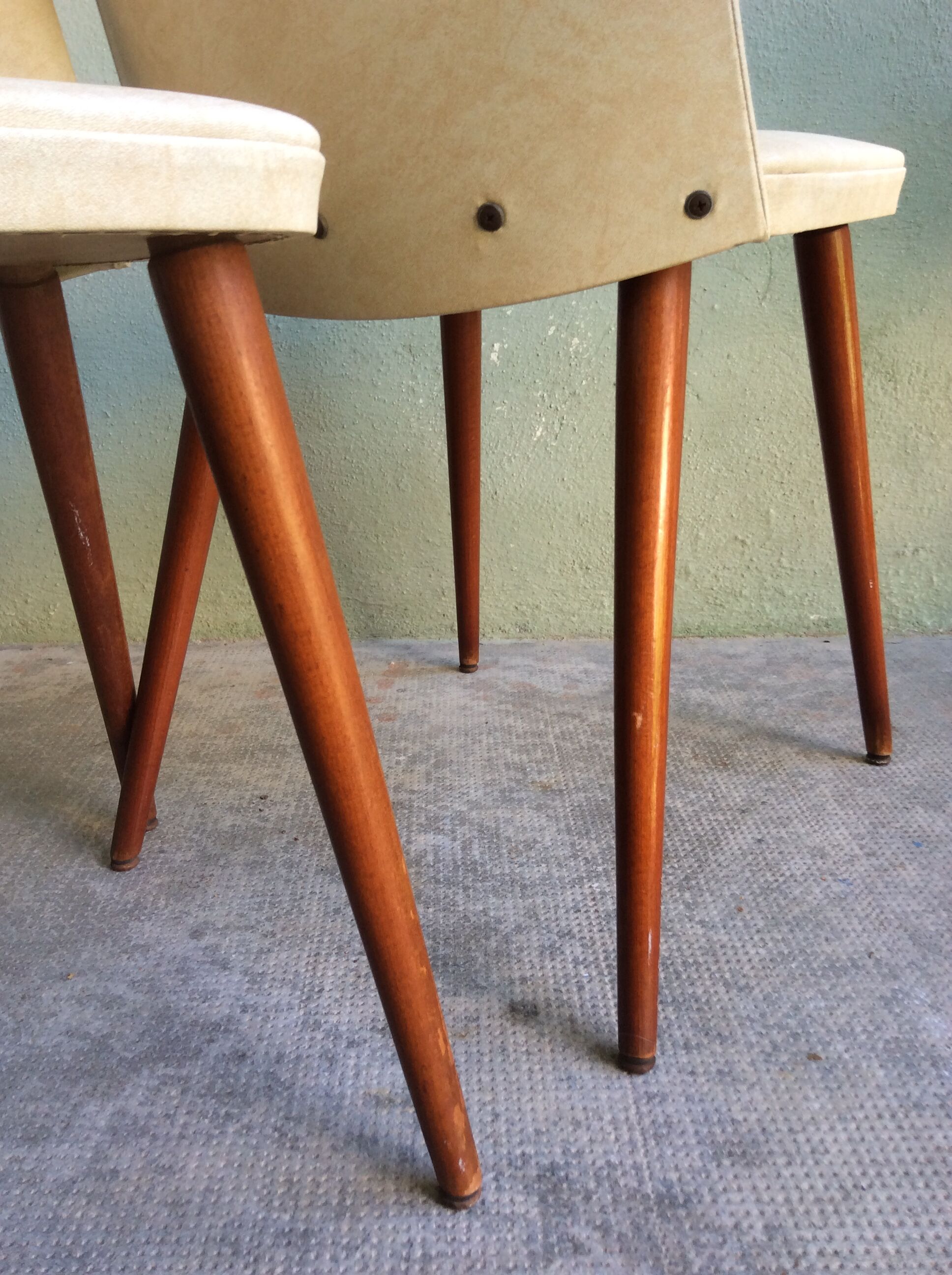 2 chairs barrel skaÏ years 50-60