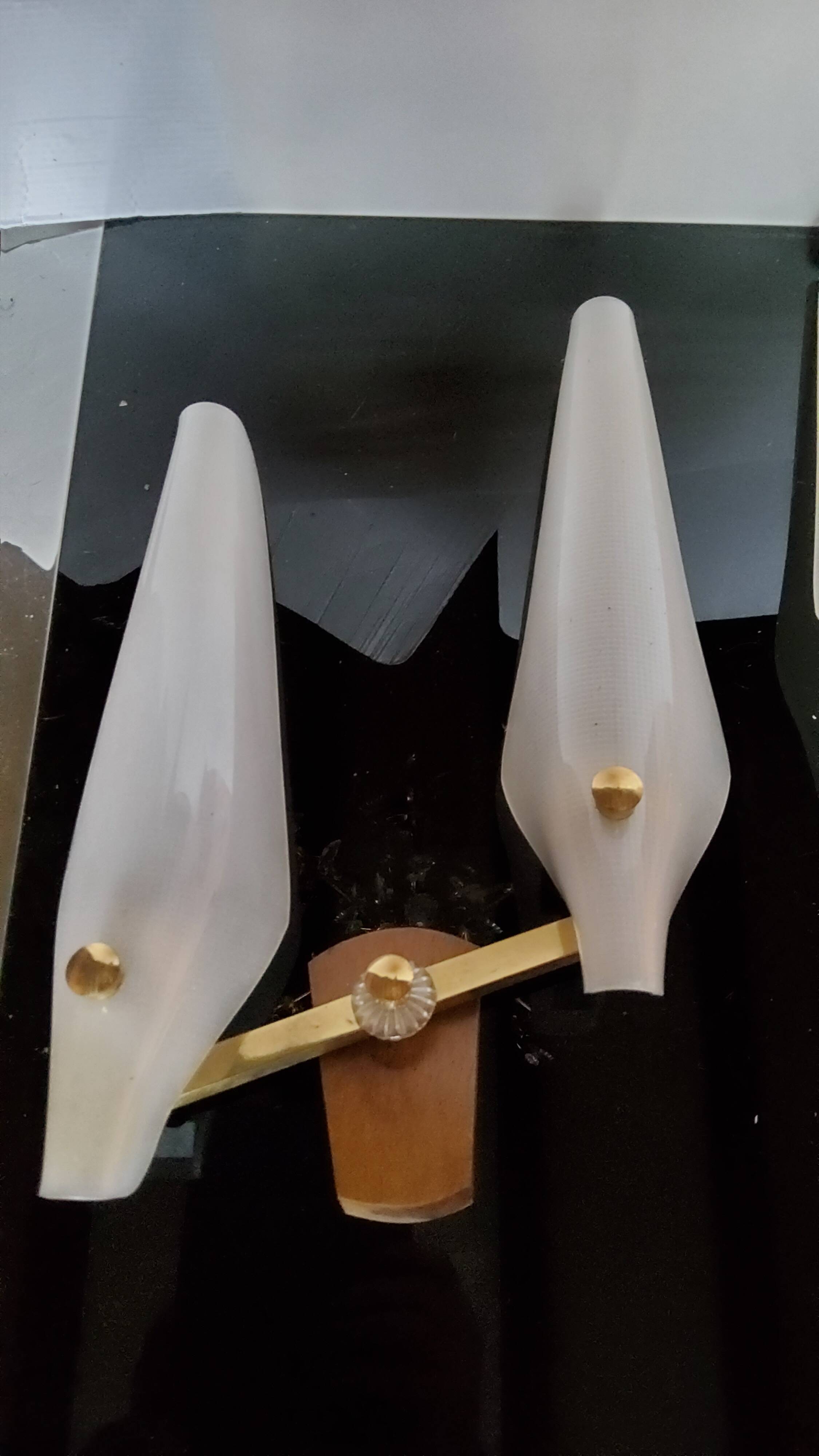 Pair of 1950s wall light