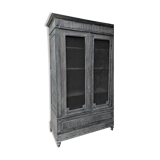 Grey ceruse storage cabinet