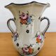 Antique vase in Italian ceramic with polychrome decoration.