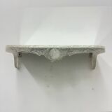 Lucite wall console table with mirror , 1970s