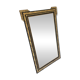 Authentic Antique Mercury Mirror with Parcloses and Ears – Golden Patina
