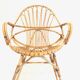 Rohe Noordwolde rattan chair, 1960, Netherlands