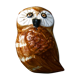 Owl arranges wire or rope
