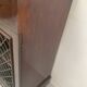 19th century Empire style mahogany serving trolley
